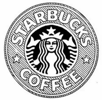 Starbucks Decal Outline - PlayDrop