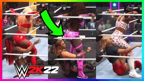Using The Kelly Kelly STINKFACE On All Divas In WWE 2K22 - Y