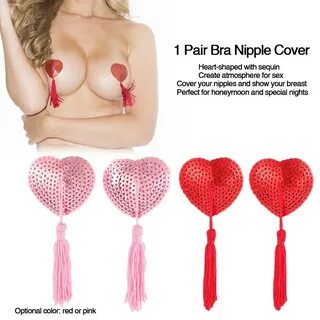1 Pair Bra Nipple Covers Blink Breast Sticker Sexy Sequin Br
