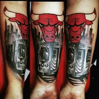 50 Chicago Bulls Tattoo-Designs für Männer - Basketball-Tint