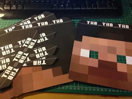 Minecraft Steve Head Print - Floss Papers