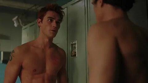 ausCAPS: Charles Melton and KJ Apa shirtless in Riverdale 3-