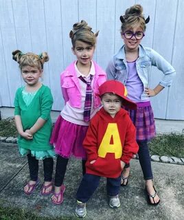 Alvin and the Chipmunks and Chipettes costume Themed hallowe