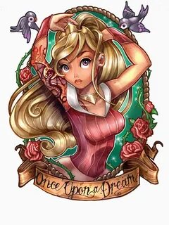 "Once Upon A Dream (pink dress)" T-shirt by TimShumate #Aff 
