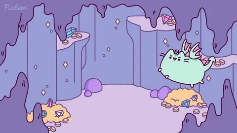 Pusheen Zoom Backgrounds - Pusheen Cute laptop wallpaper, Pu