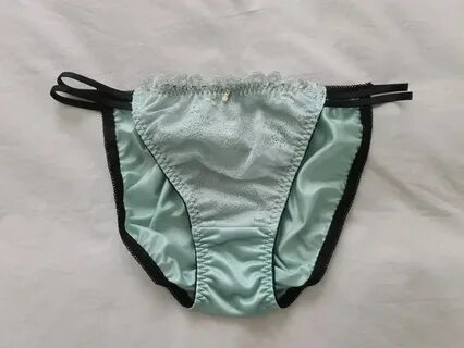 Satin String Bikini Panties - Lot of 14 - XXL/9 Vintage Spec