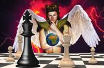 Chess checkmate fantasy drawing free image download