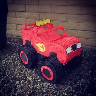 Blaze inspired monster truck pinata! Basteln mit kindern, Ba