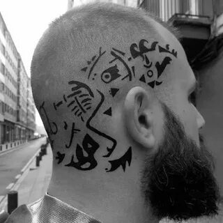 Resultado de imagem para ragnar head tattoos Ragnar lothbrok