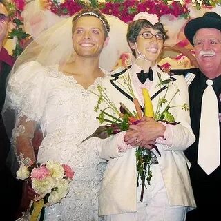 Misha's wedding. Emh... This guy is awesome. Misha collins, 