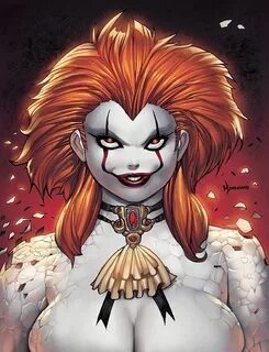 Fem Pennywise says hello in color form! Played around with s