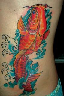 koi fish tattoo forearm - Google Search Rib tattoo, Rib tatt