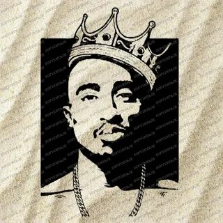 Tupac Shakur - 2pac Svg File - Tupac Shakur Svg Design - Cli