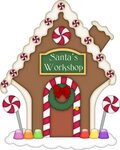 Gingerbread House Clipart - Christmas Gingerbread Clip Art -