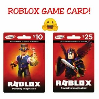25 Roblox Card