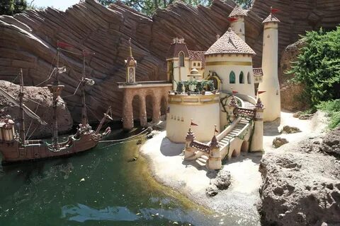 Prince Eric's Castle Storybook Canal in Fantasyland at Dis. 