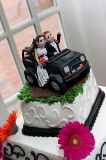 Jeep Wedding Cake Topper. $30.00, via Etsy. Wedding cake top