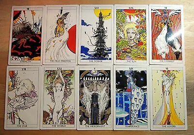 Купить Tarot Cards Decks Yoshitaka Amano FINAL FANTASY Book 