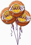 Lakers Foil Basketball Balloons - Party Supplies Hollywood D