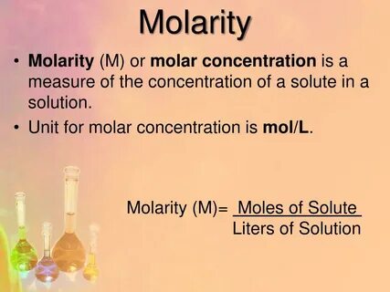 PPT - Molarity PowerPoint Presentation, free download - ID:2