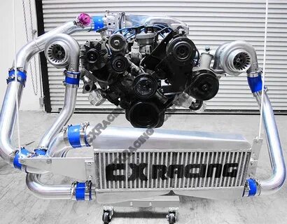 CX Racing GT35 Twin Turbo Kit ( Intercooler ) FOR 79-93 Ford