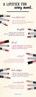 Let us help you pick a lipstick for your mood. Are you feeli