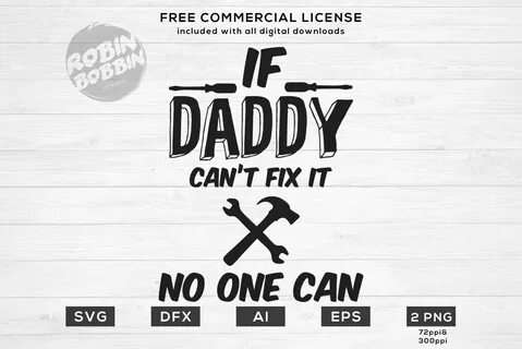 If Dad Can't fix it SVG PNG DXF Vinyl Design Circut Etsy