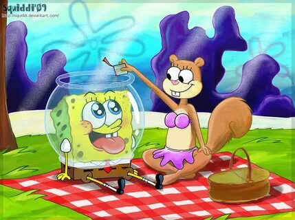 spongebob and sandy - Spongebob Squarepants tagahanga Art (3