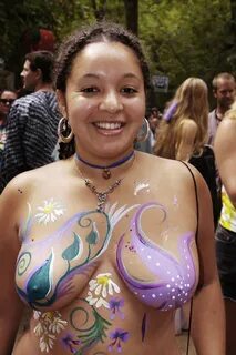 Big boobs body paint - Porn pic