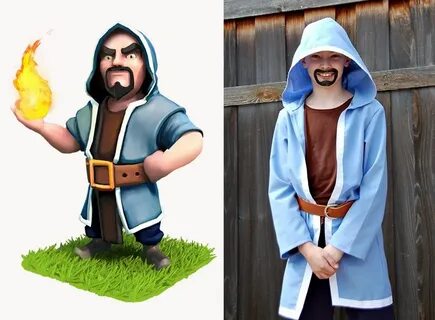 clash of clans wizard costume - Google Search Wizard costume