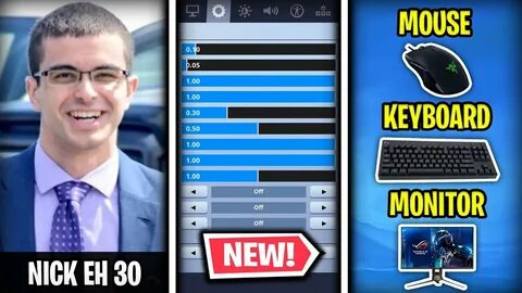 NEW* Nick Eh 30 Fortnite Settings & Keybinds (UPDATED KEYBIN