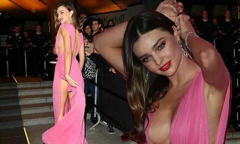 Miranda Kerr's cleavage on display at Magnum party in Cannes Daily Mai...