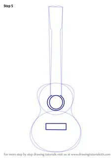 Learn How to Draw a Ukulele (Musical Instruments) Step by St