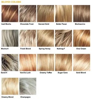 Natural Blonde Hair Color Chart at Color