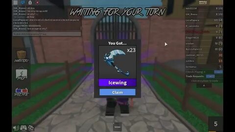 ICEWING GIVEAWAY IN ROBLOX MM2! YES, ANOTHER ONE - YouTube