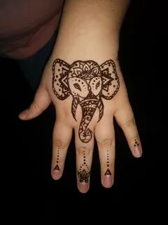 Henna Tattoos Elephant