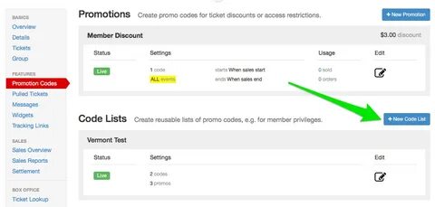 How do I use promo code lists? - Bold Type Tickets Help Cent