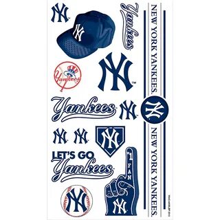New York Yankees Tattoos 10ct Party City