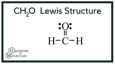 CH2O Lewis Structure (Methanal or Formaldehyde) in 2021 Mole