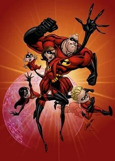 The Incredibles Pencils by J. Scott Campbell ... HeroChan Th