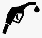 Gas Pump Silhouette At Getdrawings - Oil Gun Icon , Free Tra