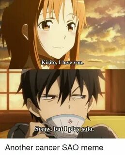 Pin by Kiriuuki on SAO Sword art online meme, Anime, Funny a