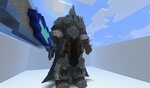 Игрок построил огромную статую Короля-лича в Minecraft " BES