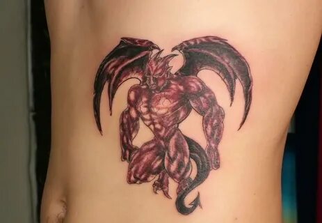 Simple Dangerous Evil Gargoyle Tattoo Picture