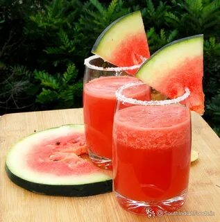 Watermelon juice -How to make-Step by step photos