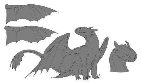 Light/Night Fury Bases by Speedyleaf School of Dragons How t