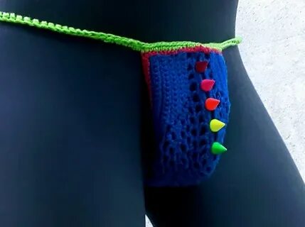 Items similar to Crochet thong Bikini G-string Men Underwear