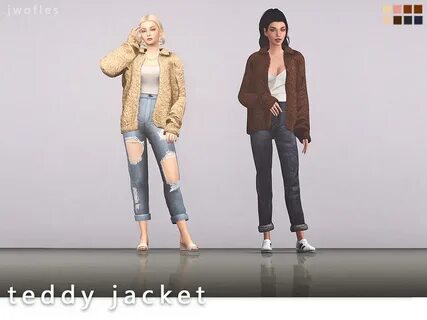 The Sims Resource - teddy jacket - accessory