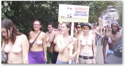 Thousands join GoTopless protest in Asheville, NC - Raeliane
