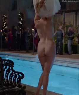 Maggie Grace Nude Ass Bared For Dip In Pool On Californicati
